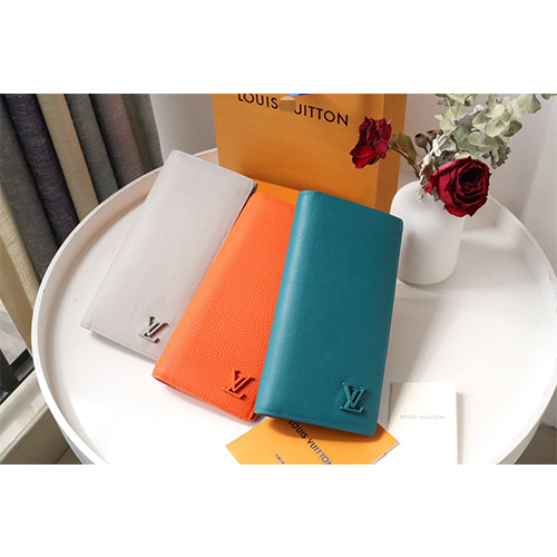 【ルイヴィトン LOUIS VUITTON】M81153 Aerogram Brazza 長財布 メンズ レディース